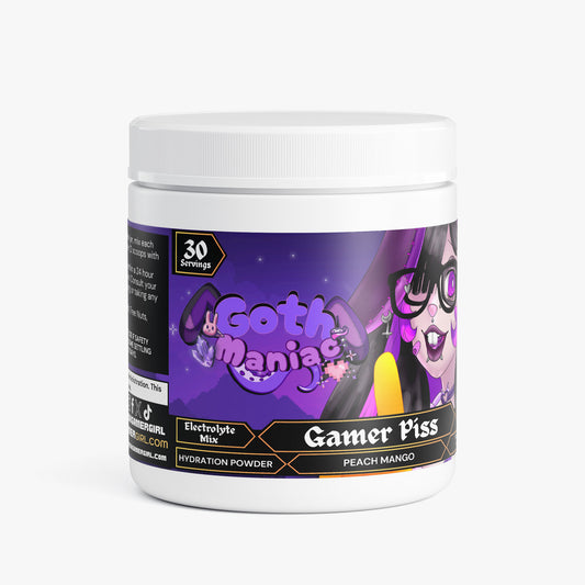 GothManiac - Gamer Piss Hydration Powder (Peach Mango)