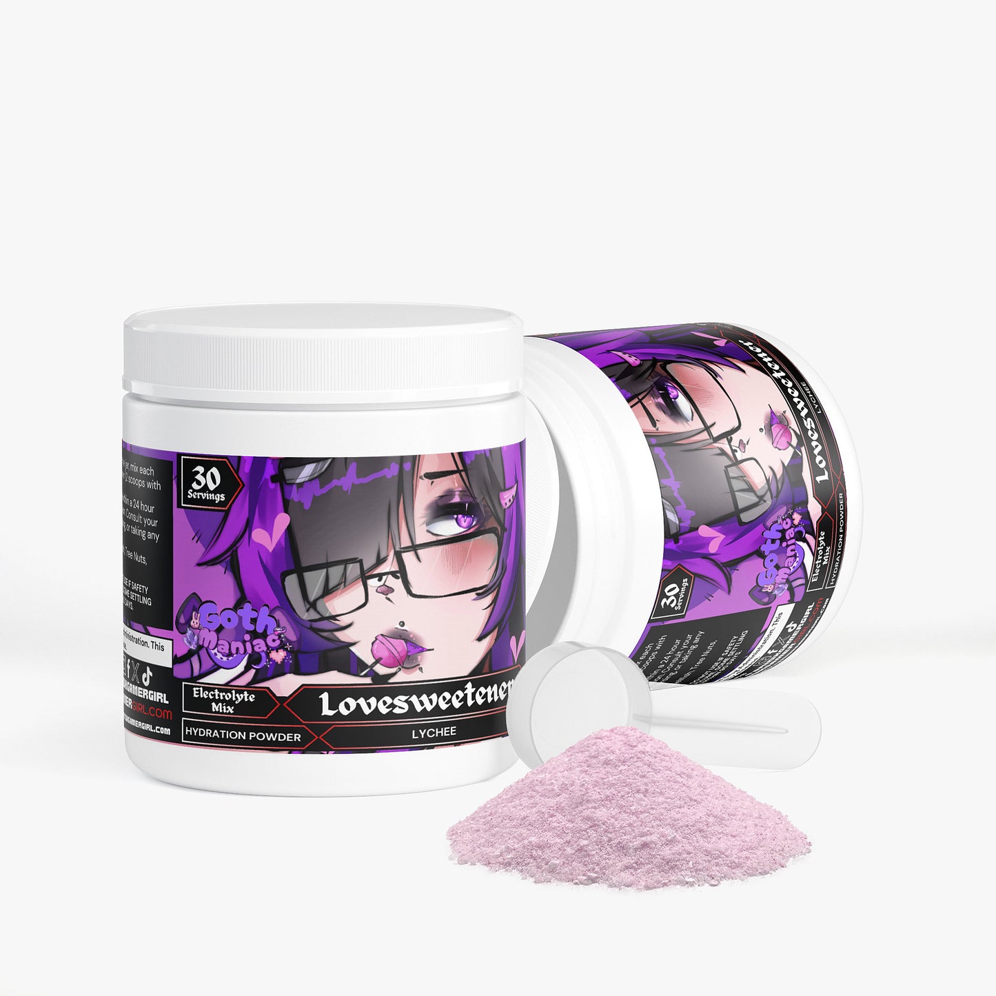 GothManiac - Lovesweetener Hydration Powder (Lychee)