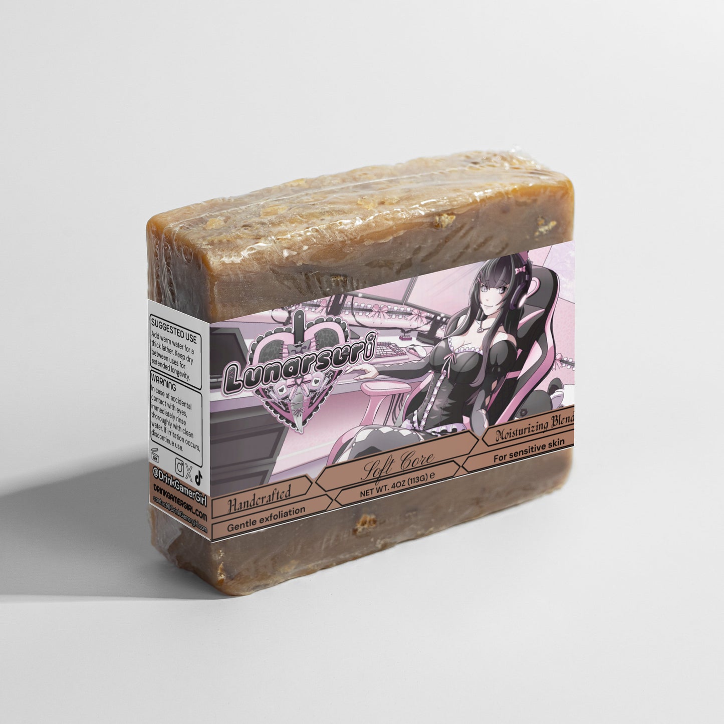 Lunarsuri - Soft Core Oat Milk Honey Soap