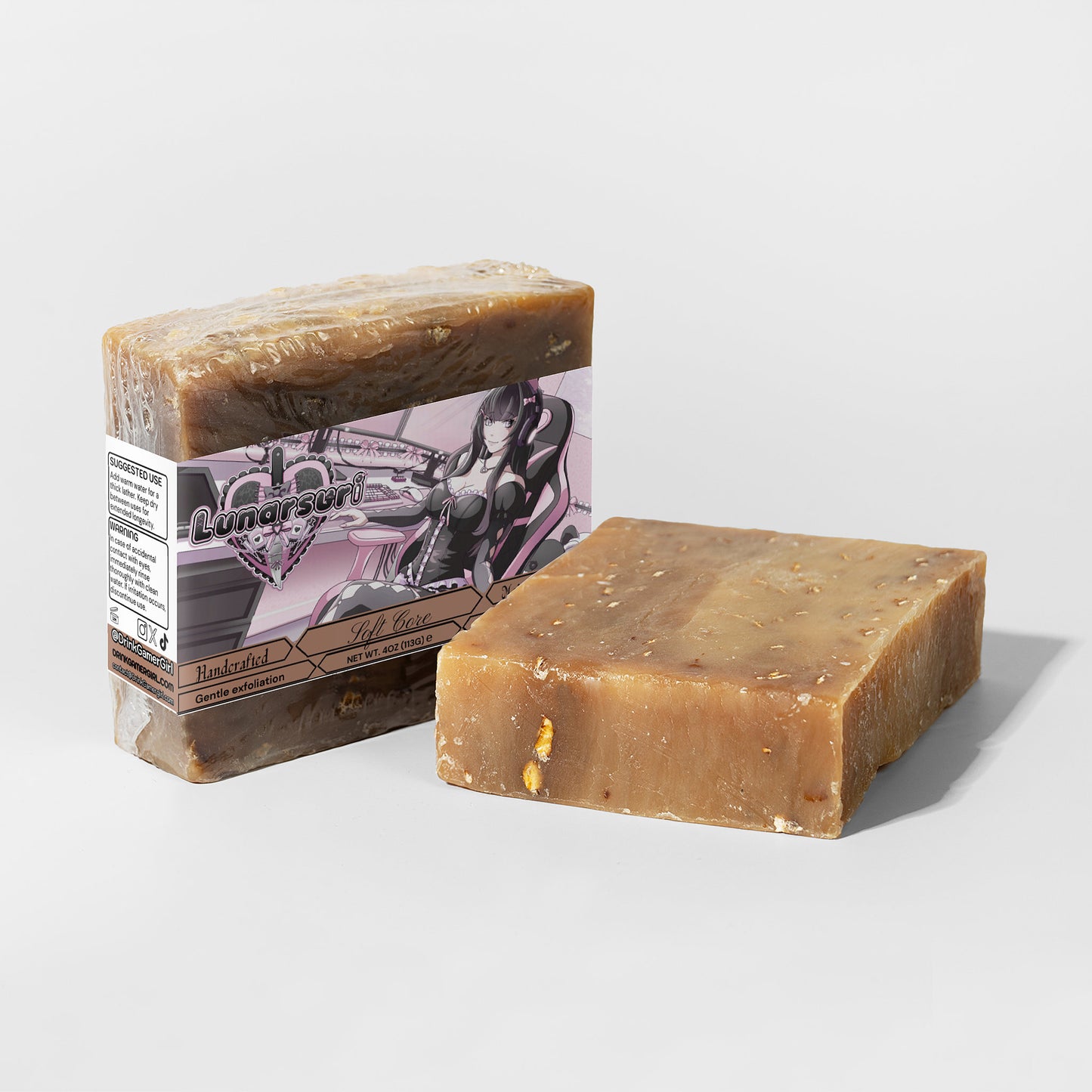 Lunarsuri - Soft Core Oat Milk Honey Soap