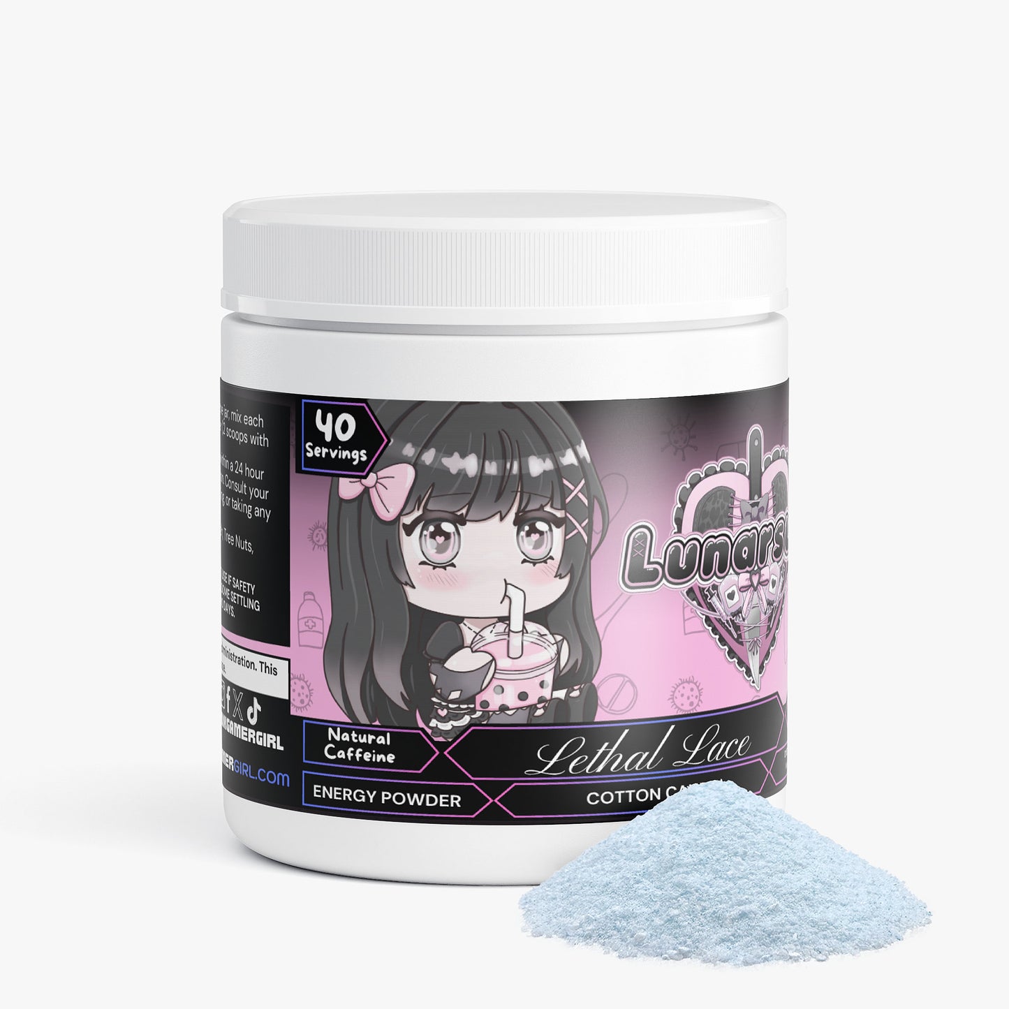 Lunarsuri - Lethal lace Energy Powder (Cotton Candy)