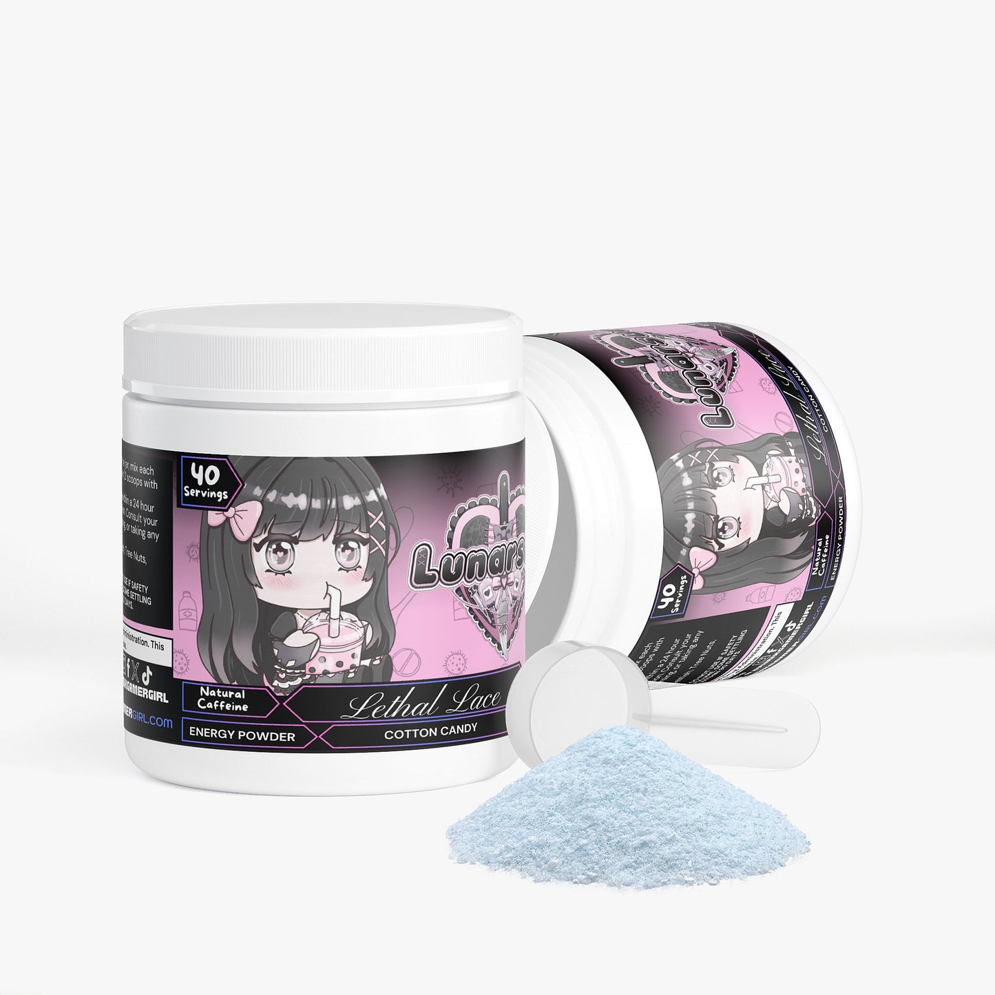 Lunarsuri - Lethal lace Energy Powder (Cotton Candy)