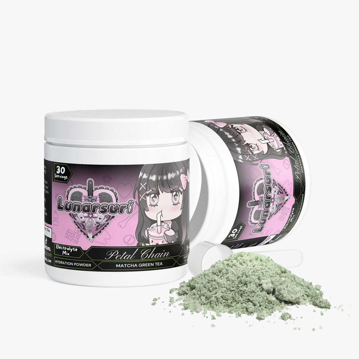 Lunarsuri - Petal Chain Hydration Powder (Matcha Green Tea)