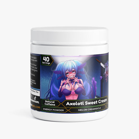 Hazy VT - Axolotl Sweet Cream Energy Powder (Melon Creamsicle)