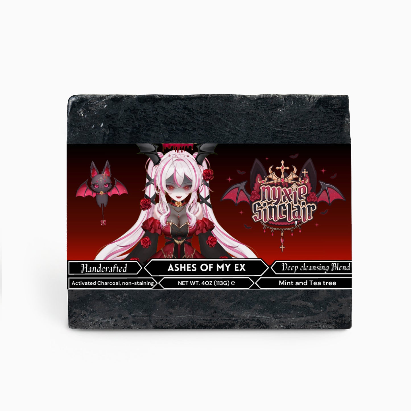 NyxieSinclair - Ashes of my Ex Charcoal Soap