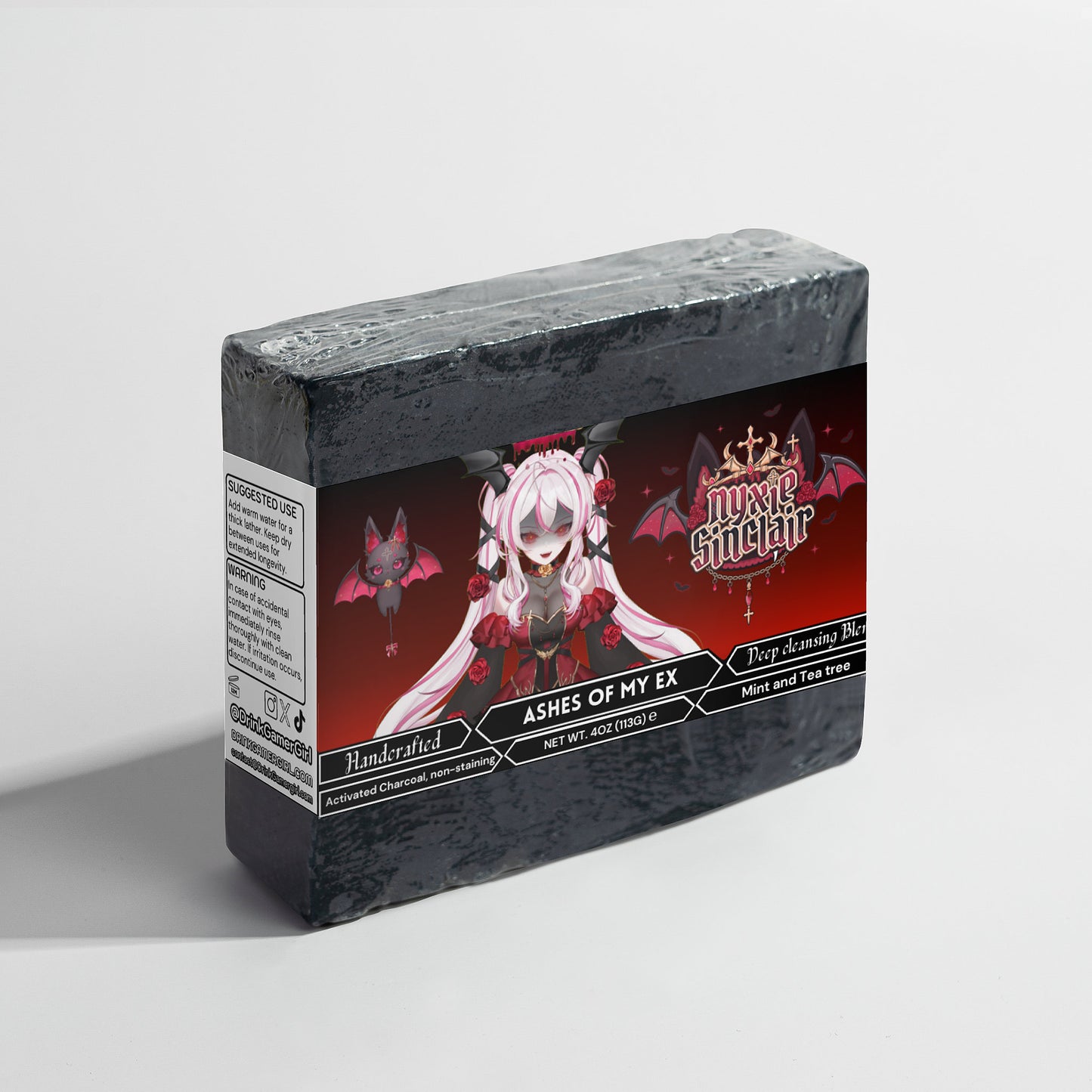 NyxieSinclair - Ashes of my Ex Charcoal Soap