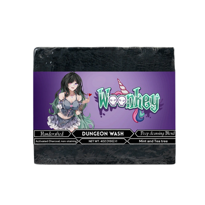 Woonkey - Dungeon Wash Charcoal Soap