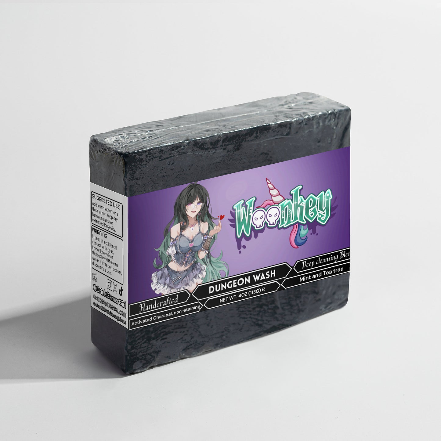 Woonkey - Dungeon Wash Charcoal Soap