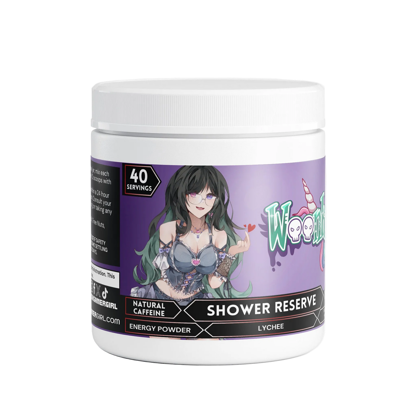 Woonkey - Shower Reserve Energy Powder (Lychee Energy)