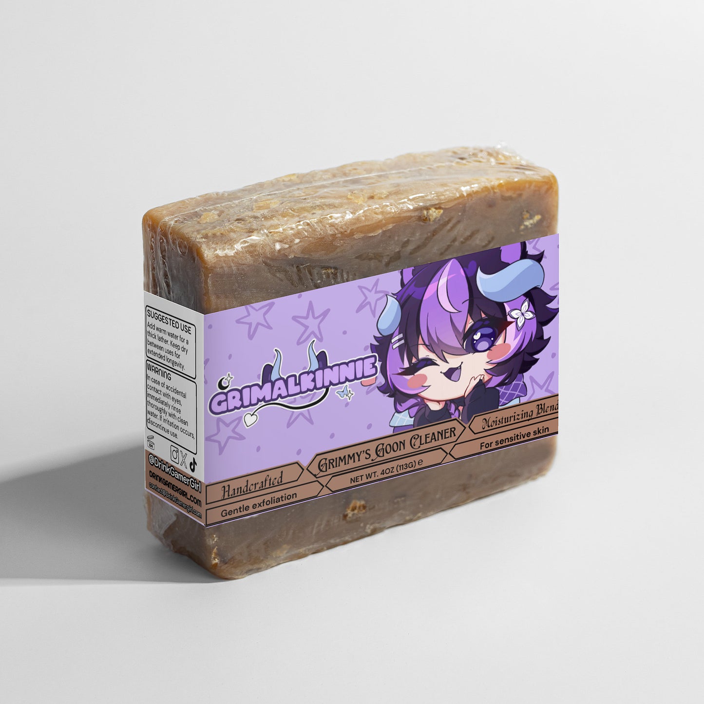 Grimalkinnie - Grimmy's Goon Cleaner Oat Milk Honey Soap
