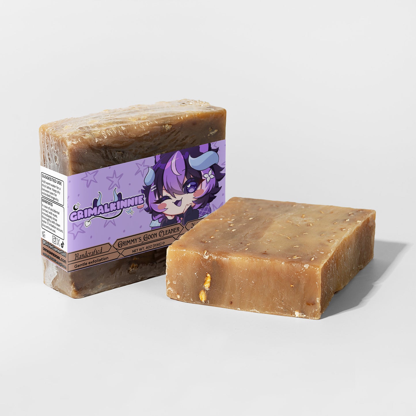 Grimalkinnie - Grimmy's Goon Cleaner Oat Milk Honey Soap