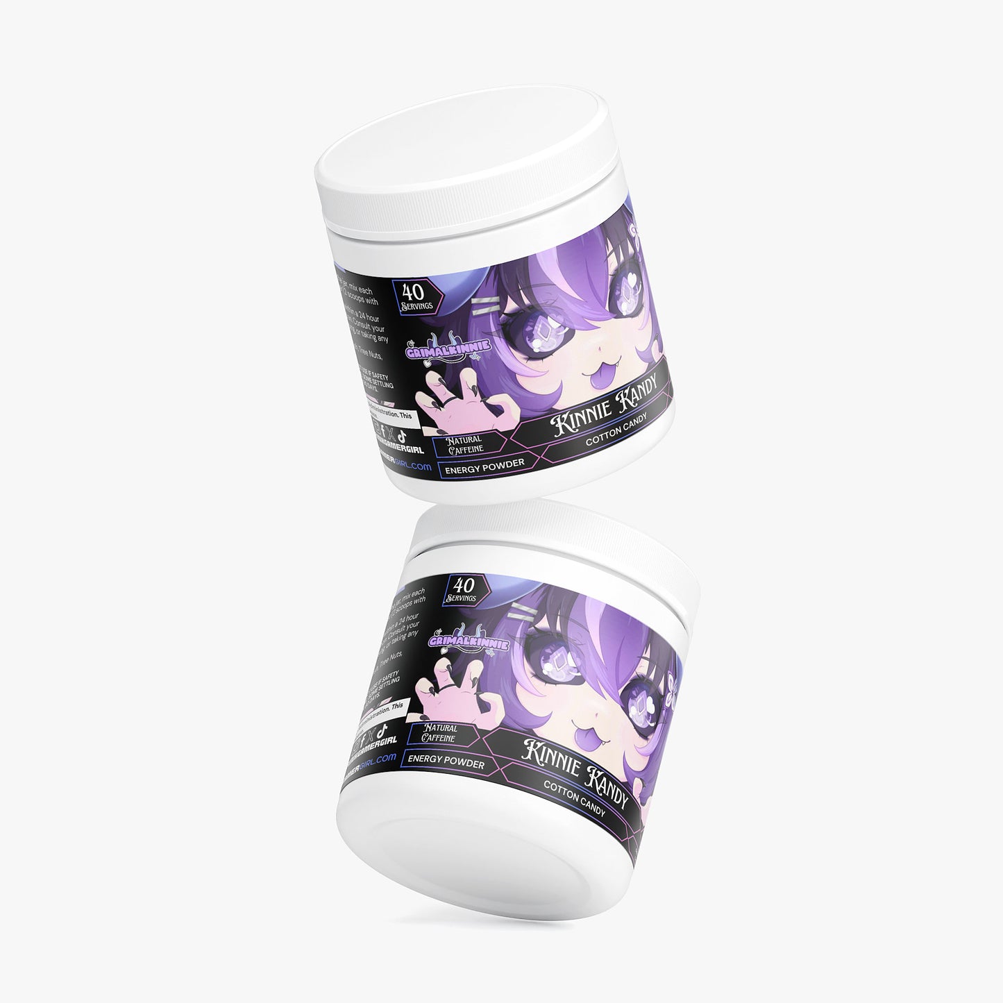 Grimalkinnie - Kinnie Kandy Energy Powder (Cotton Candy)