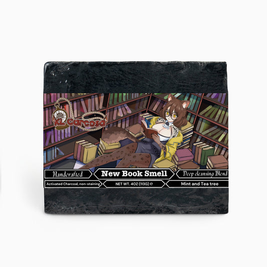 KLCarcosa - New Book Smell Charcoal Soap