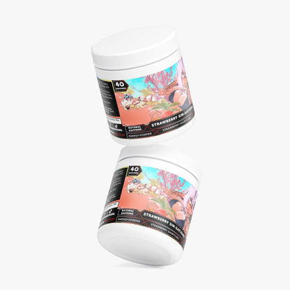 ChaoticCuddlez - Strawberry Sin-sations Energy Powder (Strawberry Shortcake)