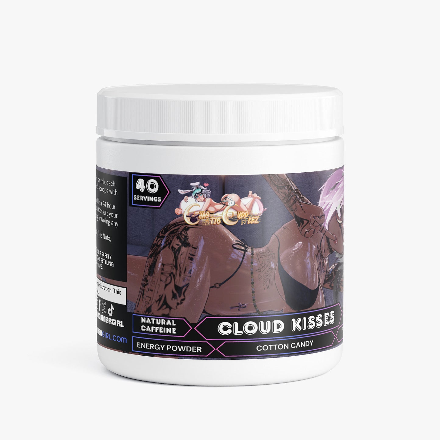 ChaoticCuddlez - Cloud Kisses Energy Powder (Cotton Candy)