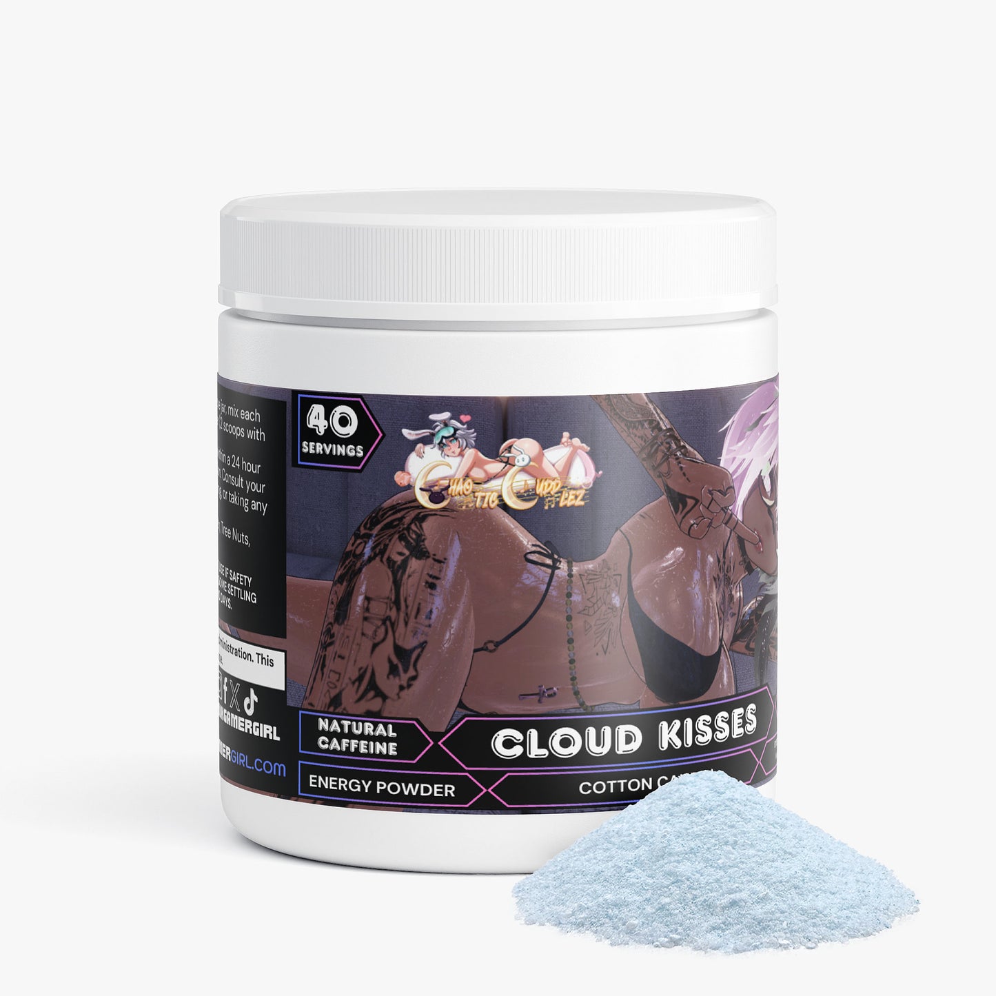 ChaoticCuddlez - Cloud Kisses Energy Powder (Cotton Candy)
