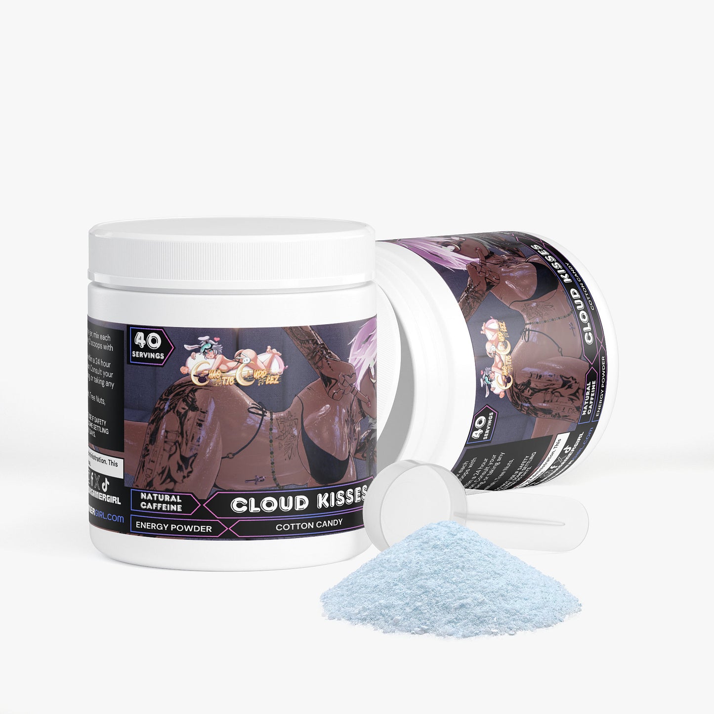 ChaoticCuddlez - Cloud Kisses Energy Powder (Cotton Candy)