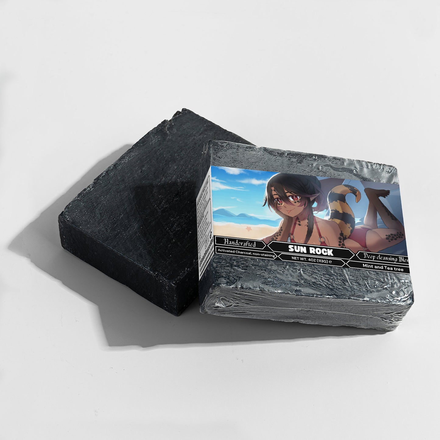 Mahisei Tokage - Sun Rock Charcoal Soap