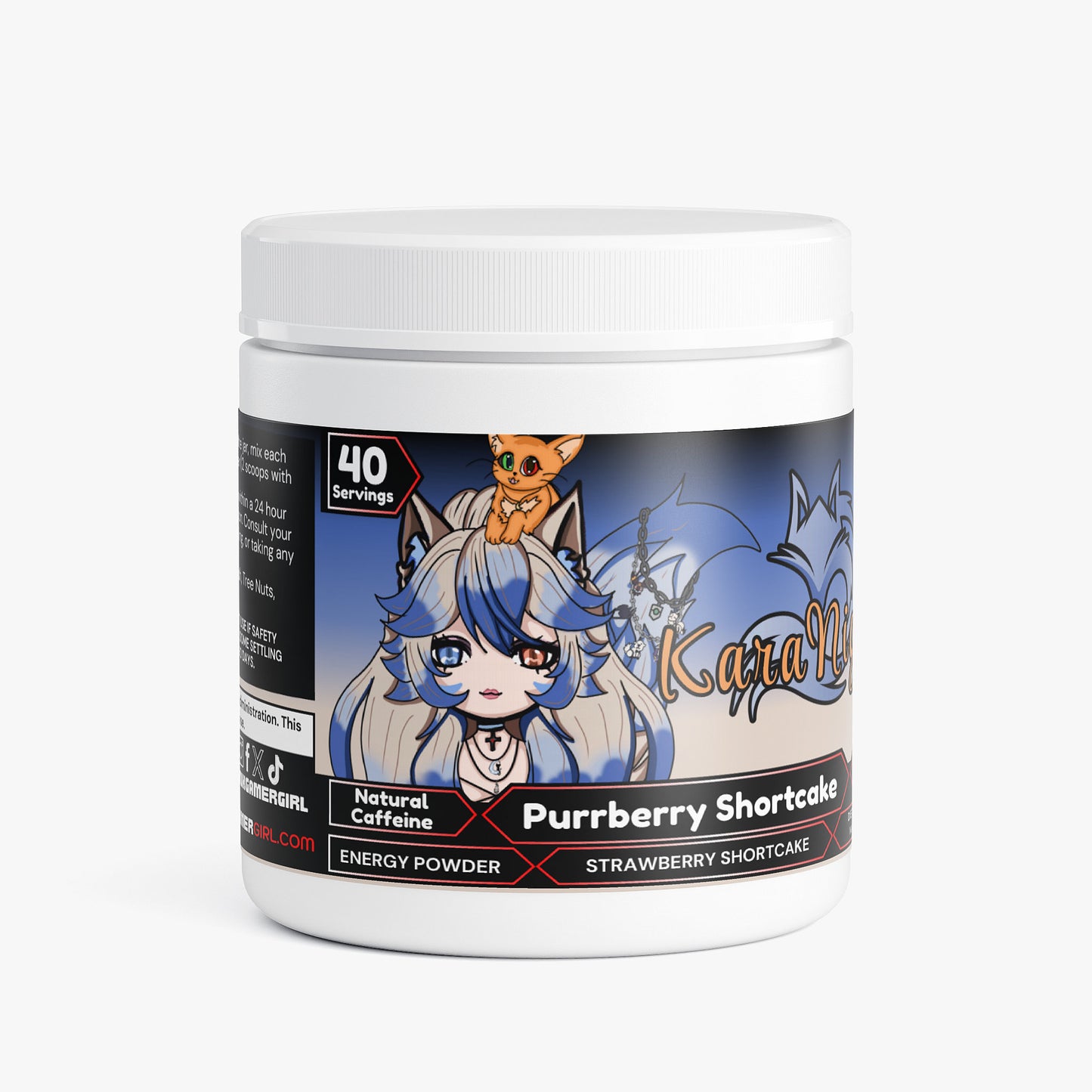 KaraNightt - Purrberry Shortcake Energy Powder (Strawberry Shortcake)
