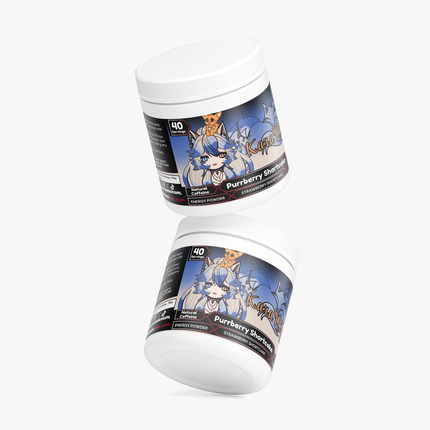KaraNightt - Purrberry Shortcake Energy Powder (Strawberry Shortcake)