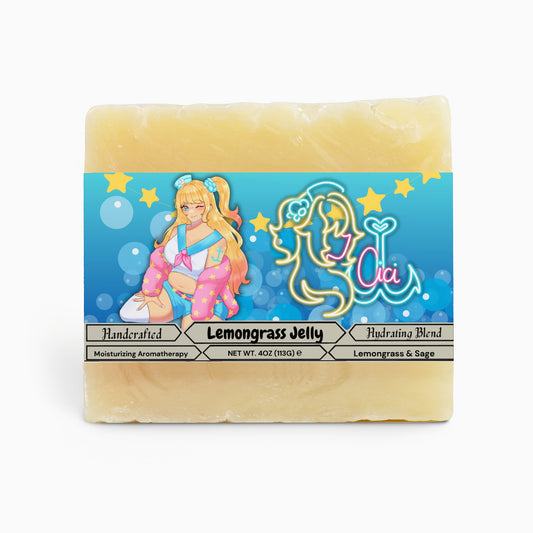 BoardwalkCici - Lemongrass Jelly Lemongrass & Sage Soap