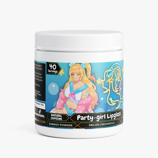 BoardwalkCici - Party-girl Lipgloss Energy Powder (Melon Creamsicle)