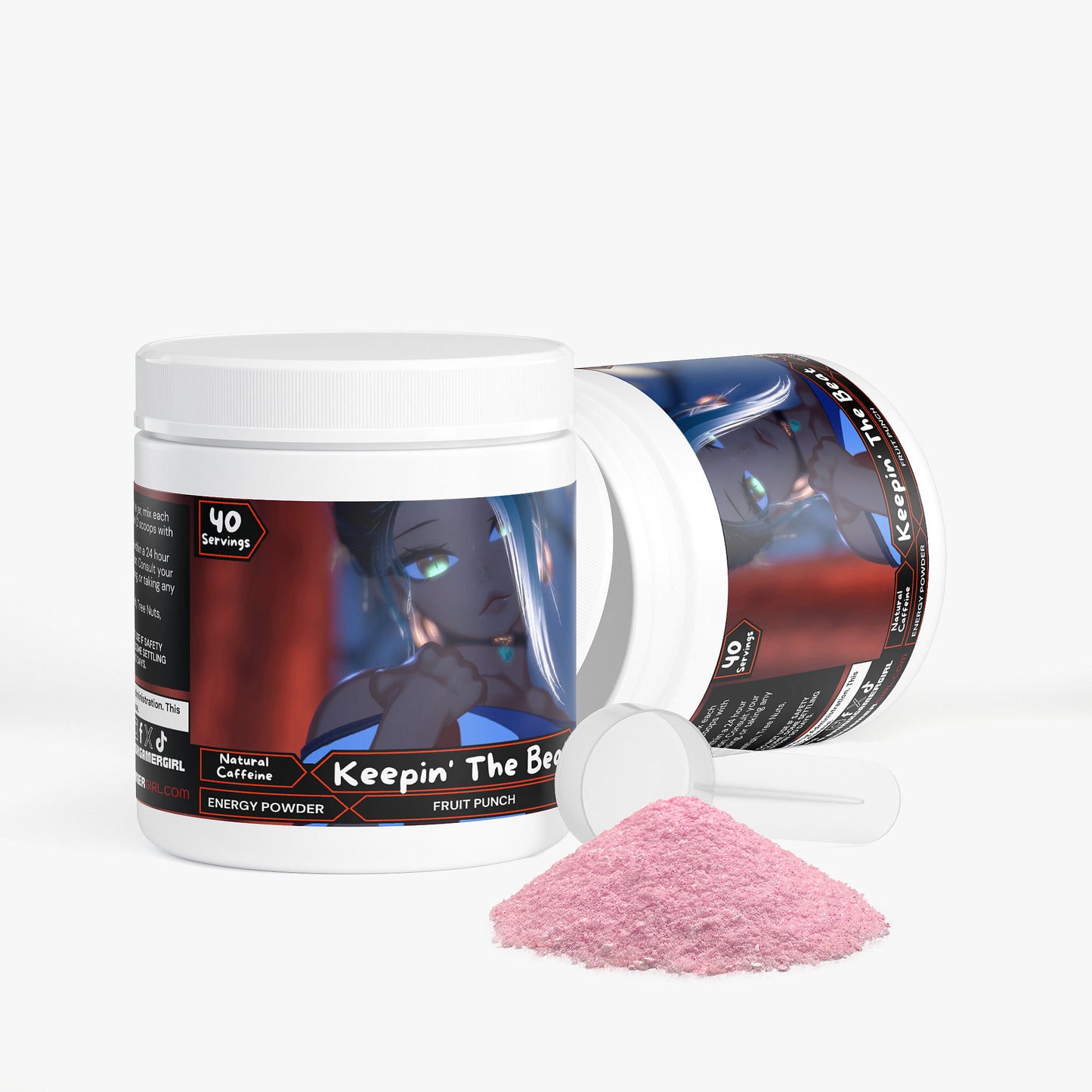 Queen Rhythm - Keepin' The Beat Energy Powder (Fruit Punch)