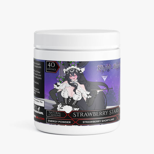 Night Maerie - Strawberry Stars Energy Powder (Strawberry Shortcake)