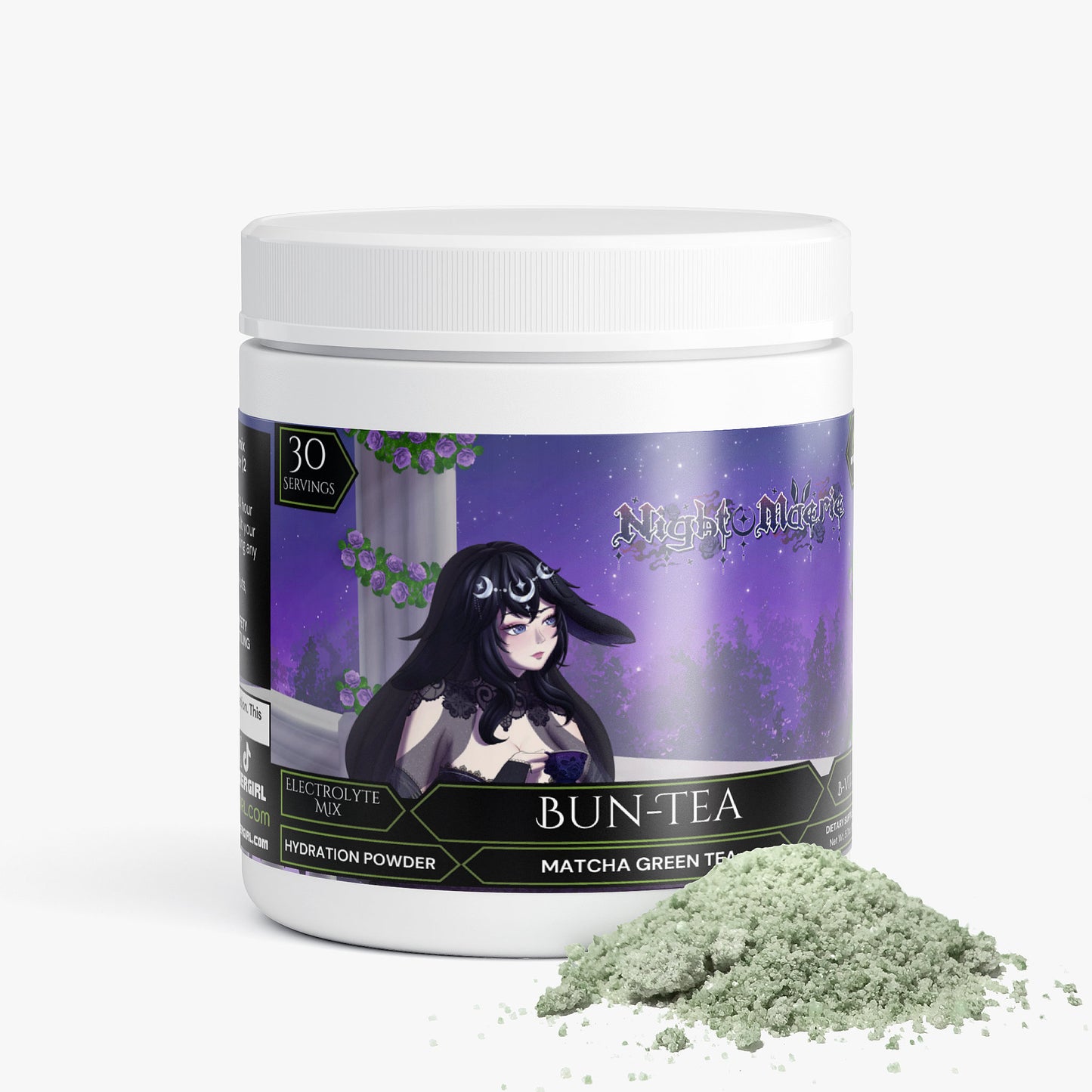 Night Maerie - Bun-Tea Hydration Powder (Matcha Green Tea)