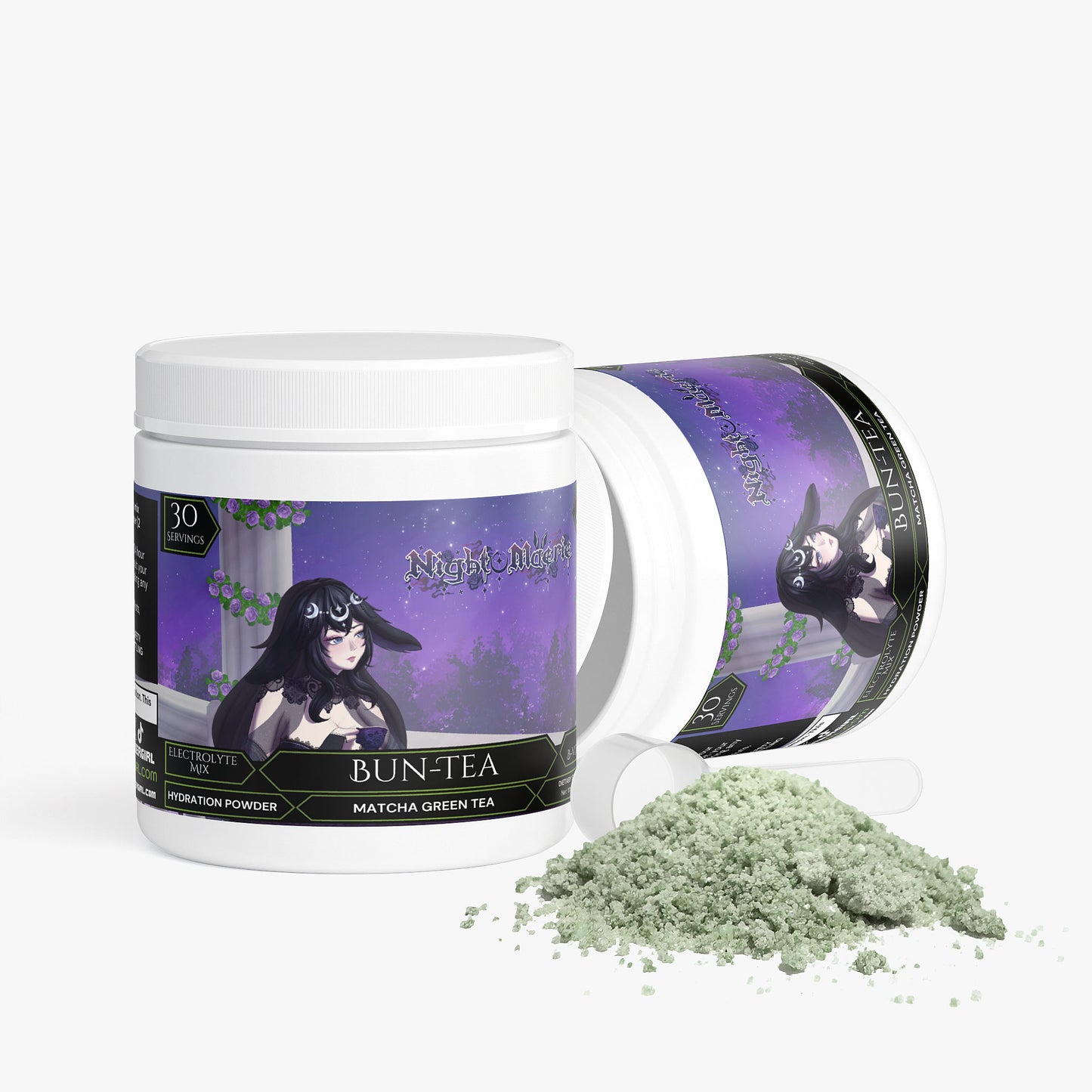 Night Maerie - Bun-Tea Hydration Powder (Matcha Green Tea)