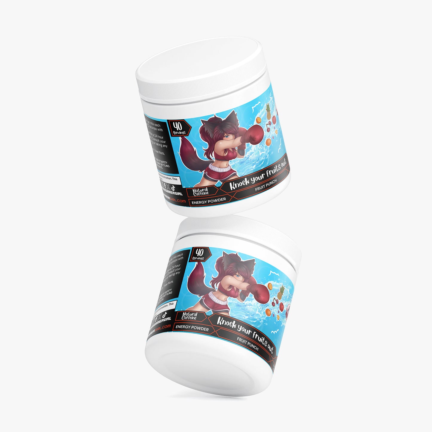 Thewolfgirlx - Knock your Fruits Out Energy Powder (Fruit Punch)