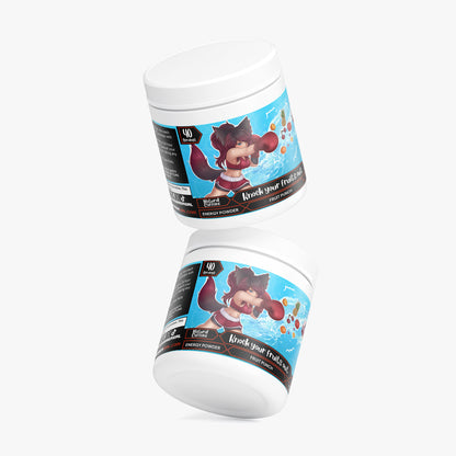 Thewolfgirlx - Knock your Fruits Out Energy Powder (Fruit Punch)
