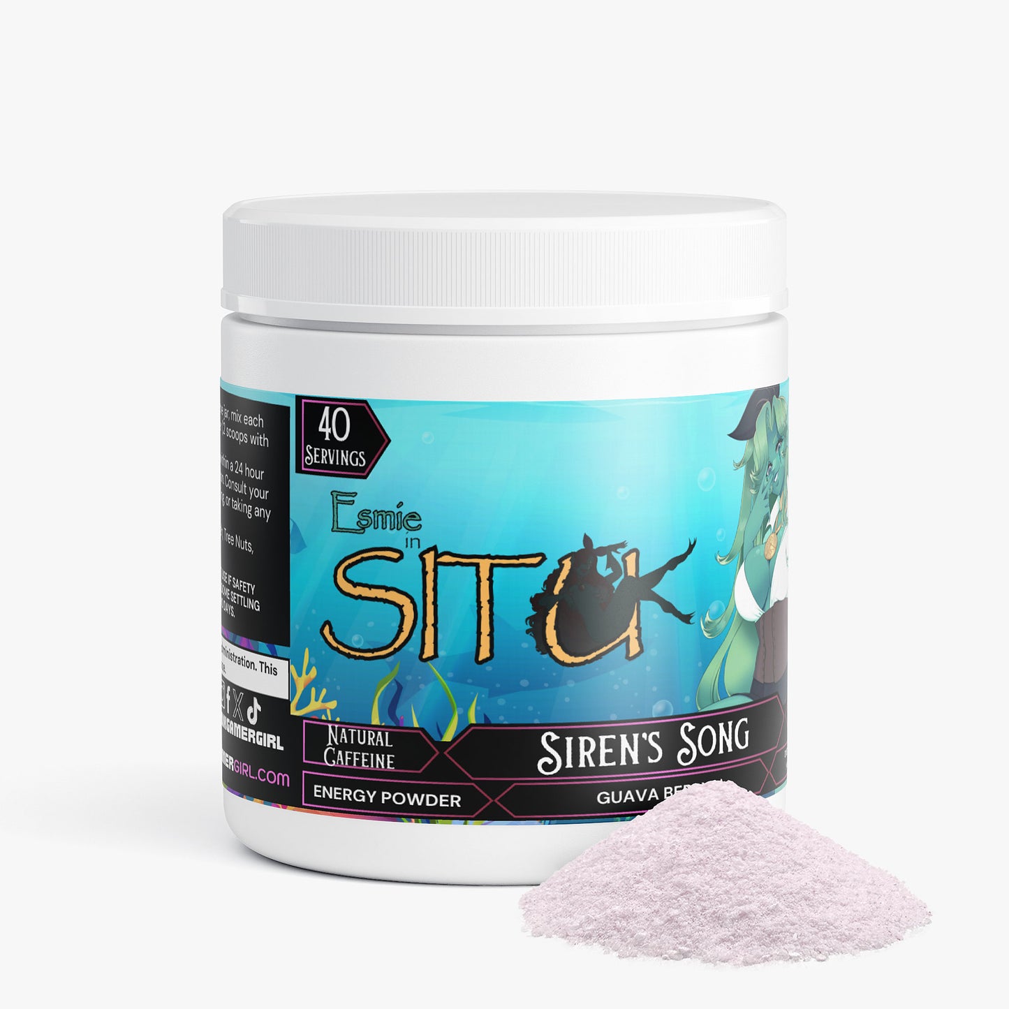 EsmieinSitu - Siren's Song Energy Powder (Guava Berry)