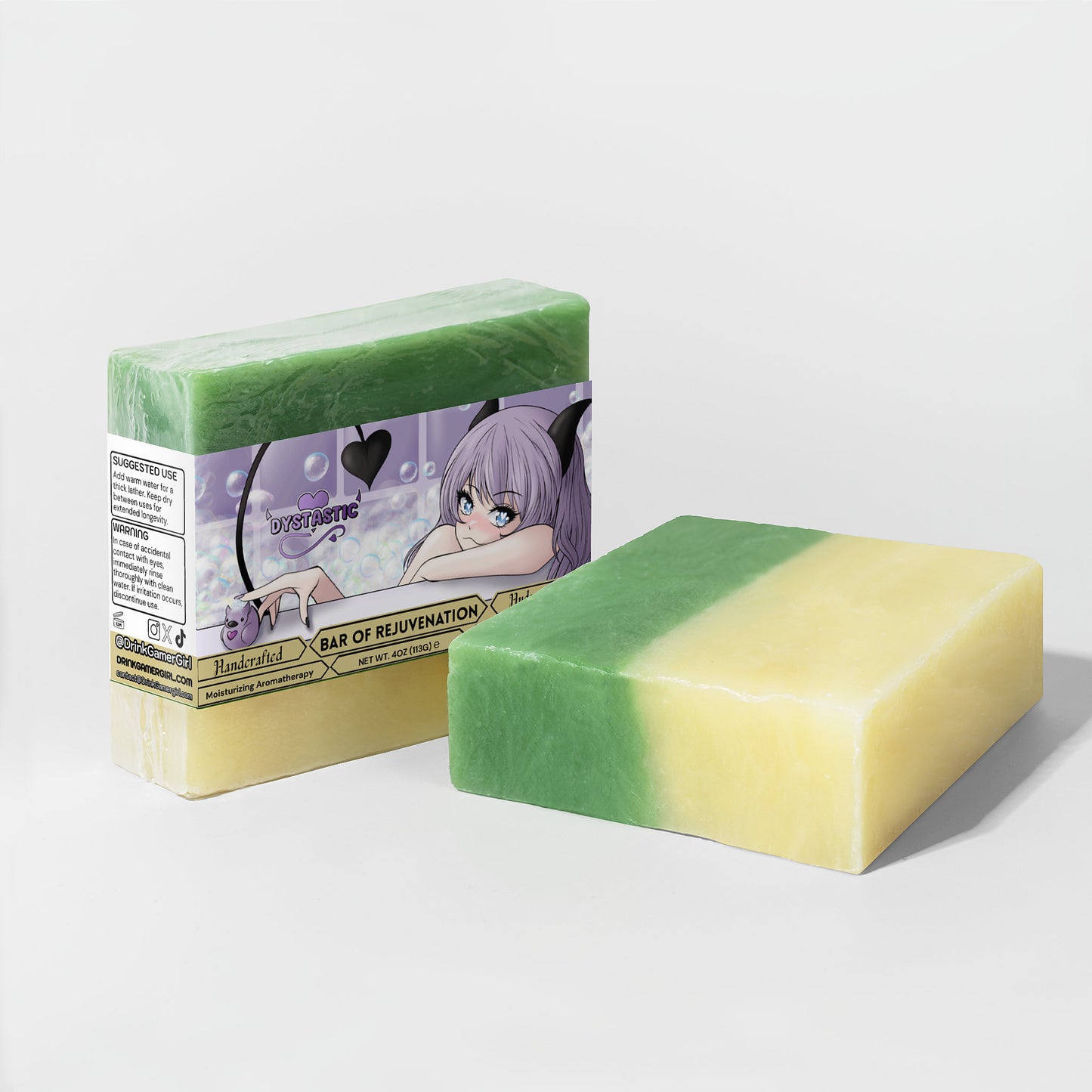 Dystastic - Bar of Rejuvenation Aloe & Cool Cucumber Soap