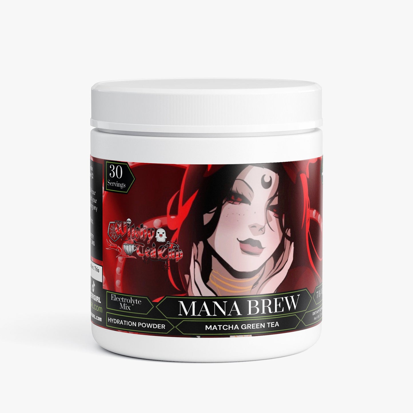 Witchy Tea Cup - Mana Brew Hydration Powder (Matcha Green Tea)