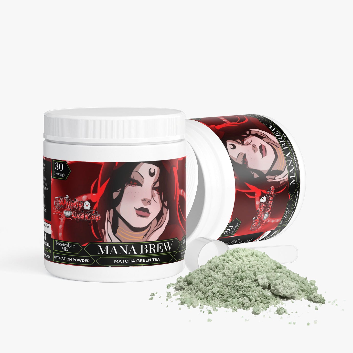 Witchy Tea Cup - Mana Brew Hydration Powder (Matcha Green Tea)