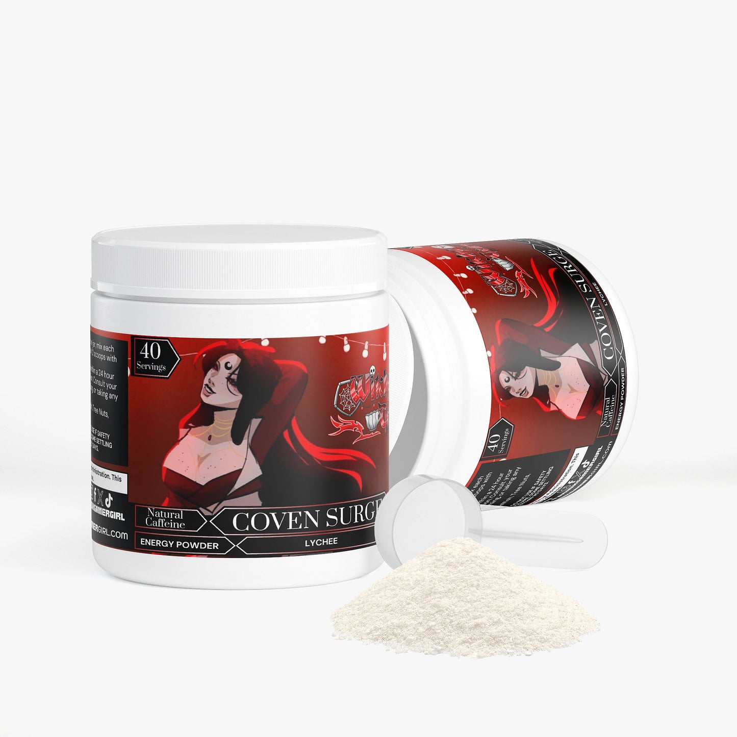 Witchy Tea Cup - Coven Surge Energy Powder (Lychee Energy)
