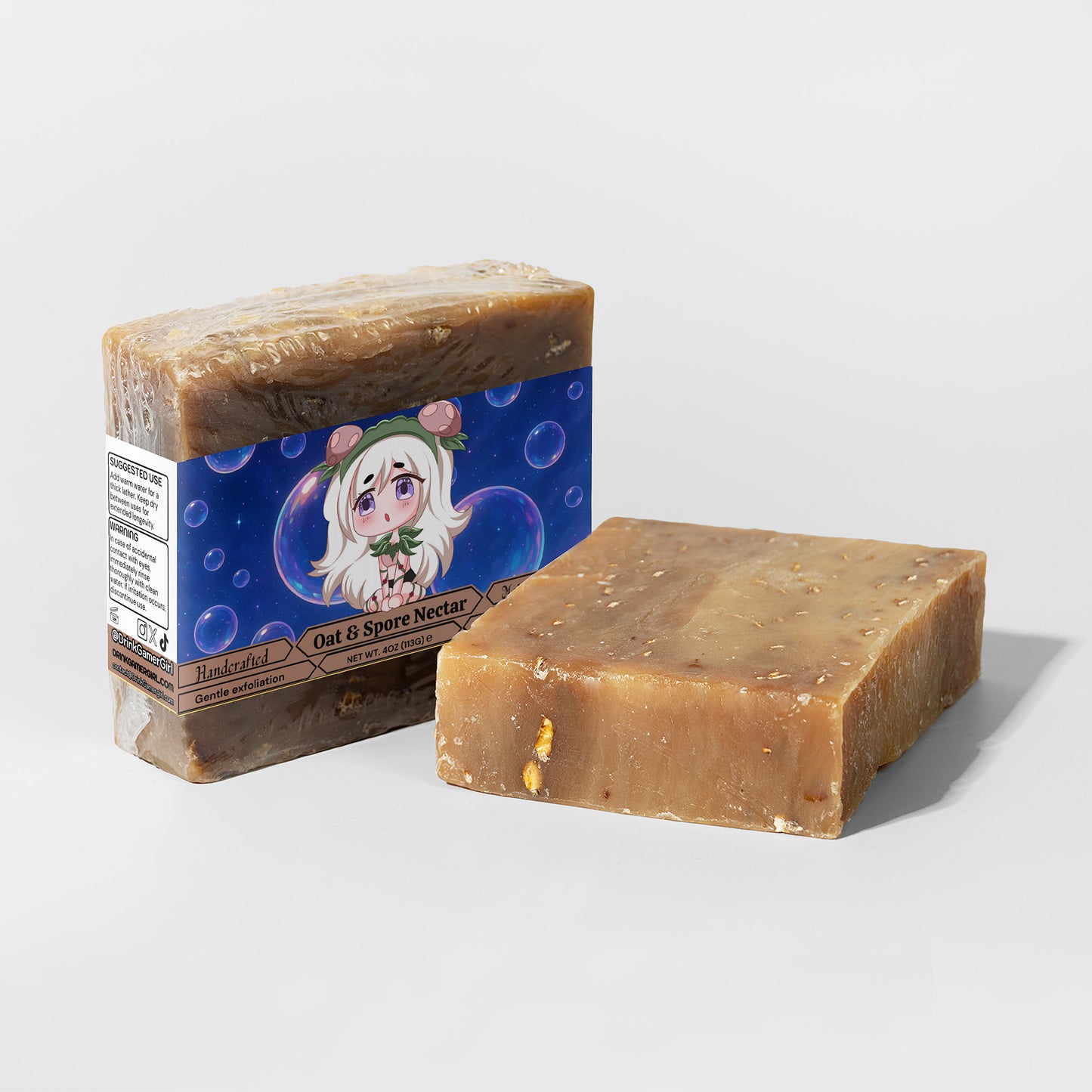 MushiiXx - Oat & Spore Nectar Oat Milk Honey Soap