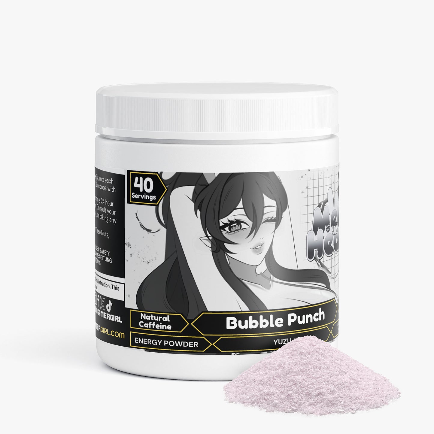 MeltiHeart - Bubble Punch Energy Powder (Yuzu Flavor)