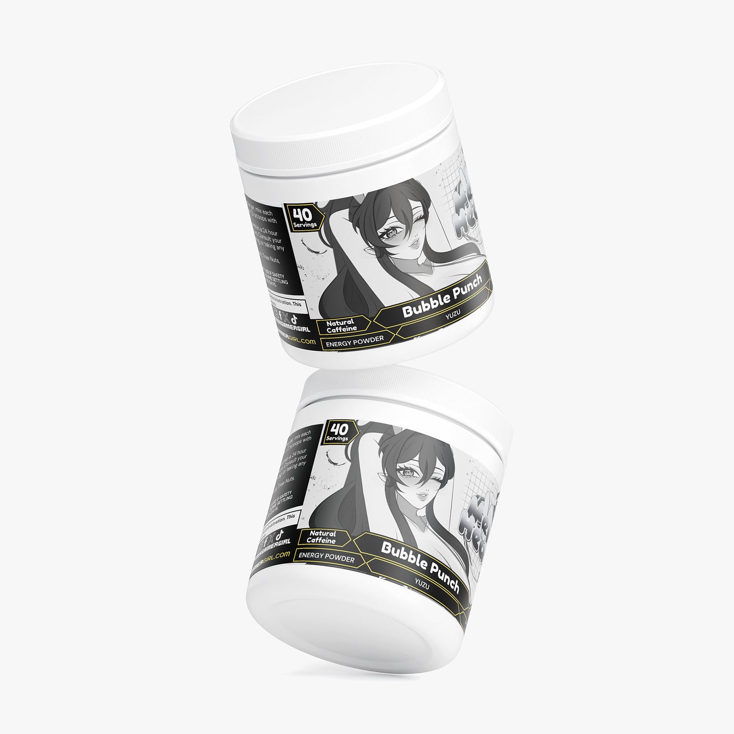 MeltiHeart - Bubble Punch Energy Powder (Yuzu Flavor)