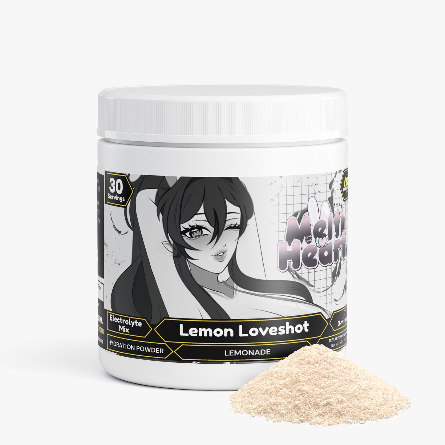 MeltiHeart - lemon Loveshot Hydration Powder (Lemonade)