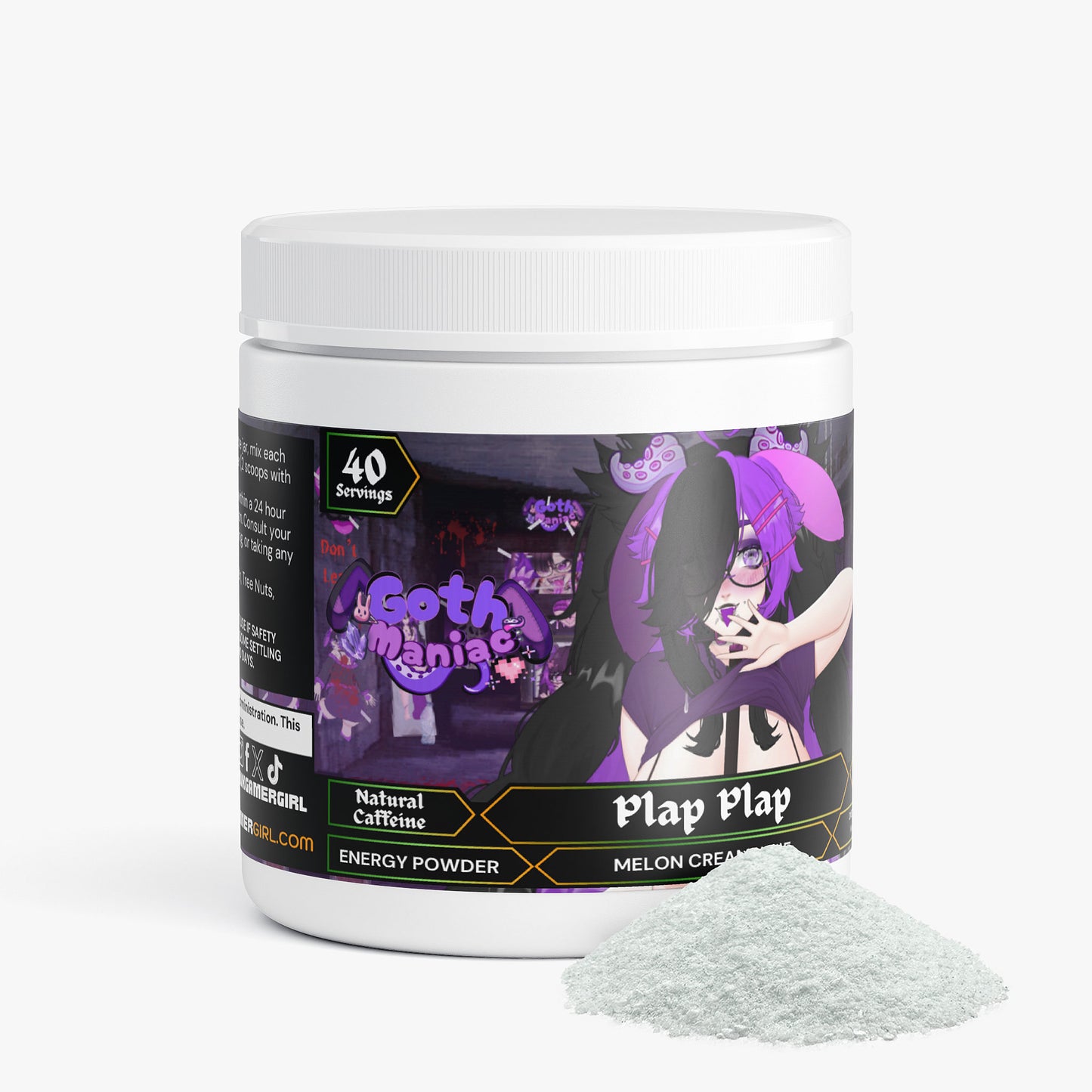 GothManiac - Plap Plap Energy Powder (Melon Creamsicle)