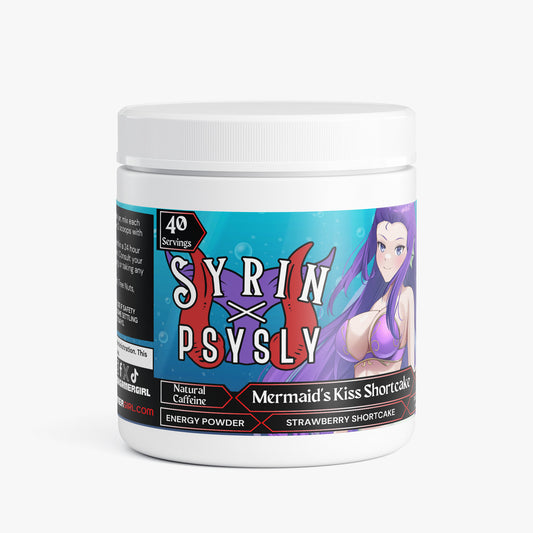Syrin & PsySly - Mermaid's Kiss Shortcake Energy Powder (Strawberry Shortcake)