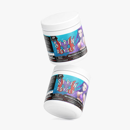 Syrin & PsySly - Mermaid's Kiss Shortcake Energy Powder (Strawberry Shortcake)