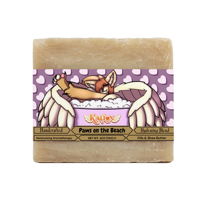 KatFox - Paws on the Beach Rich Sandalwood Soap