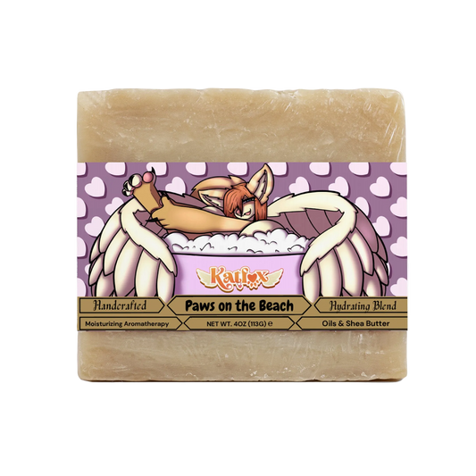 KatFox - Paws on the Beach Rich Sandalwood Soap