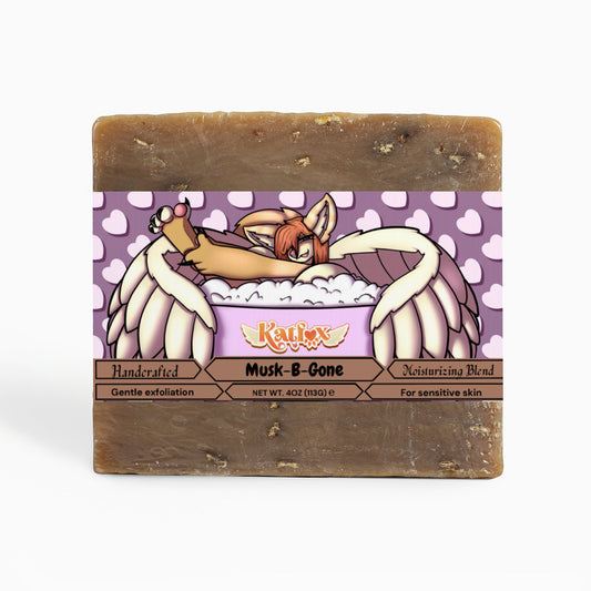KatFox - Musk-B-Gone Oat Milk Honey Soap