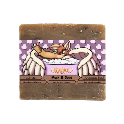 KatFox - Musk-B-Gone Oat Milk Honey Soap