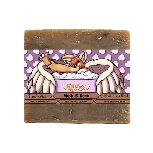 KatFox - Musk-B-Gone Oat Milk Honey Soap