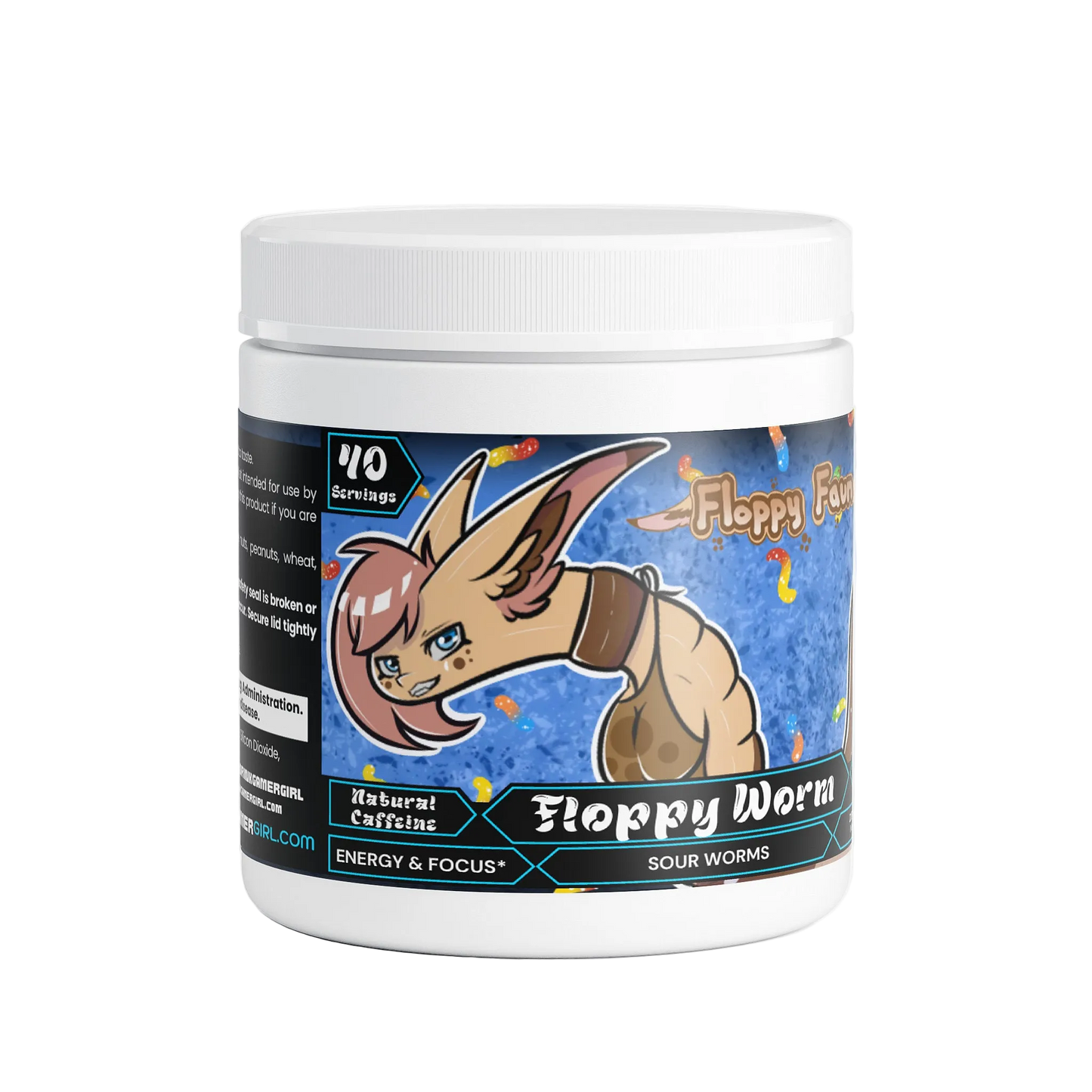 Floppy Faun - Floppy Worm Focus Powder (Sour Worms)